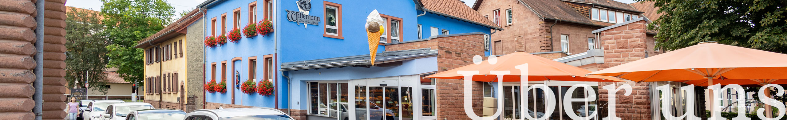 Unser Café in Buchen von außen